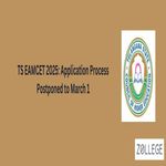 TS EAMCET 2025 Application Process Postponed to March 1